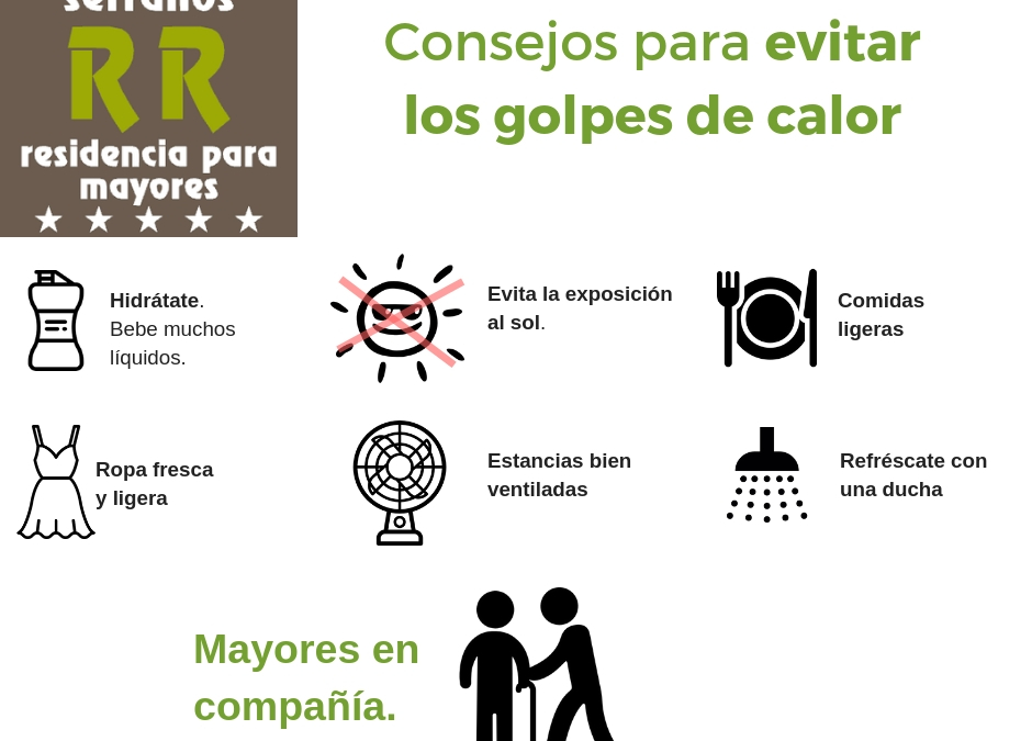 Cuidados para personas mayores: prevenir los golpes de calor