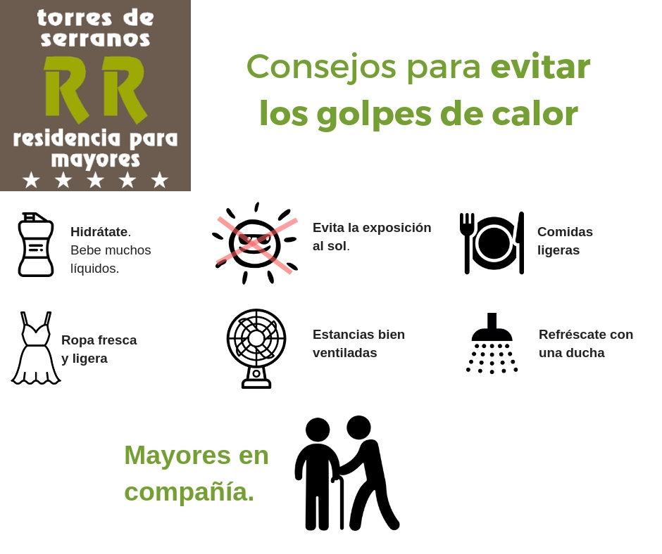 Consejos para evitar un golpe de calor.